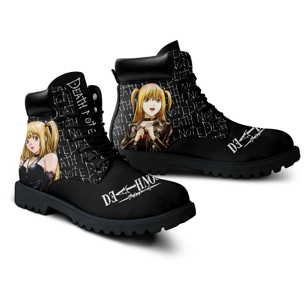 Death Note Misa Amane Boots Anime Custom Shoes