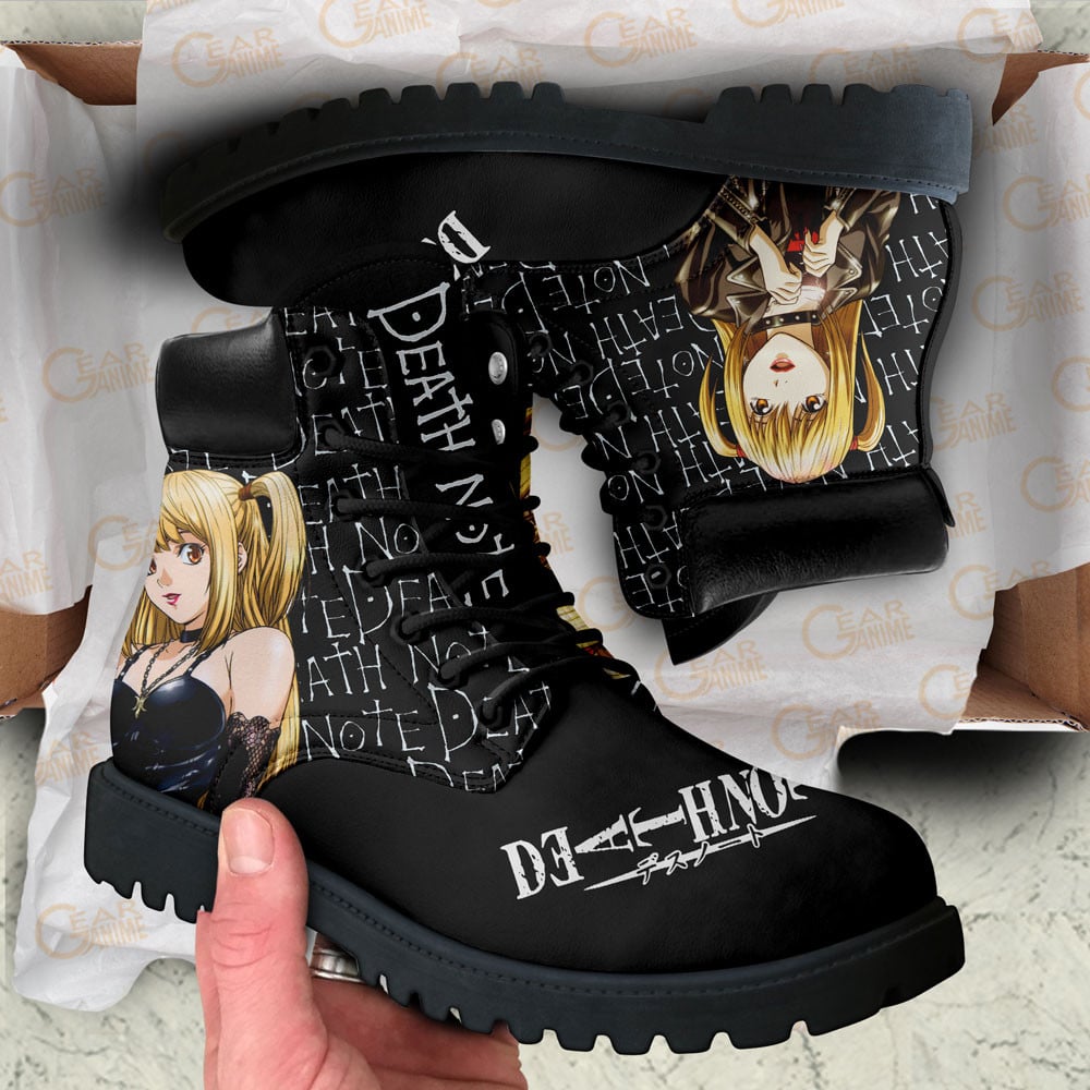 Death Note Misa Amane Boots Anime Custom Shoes