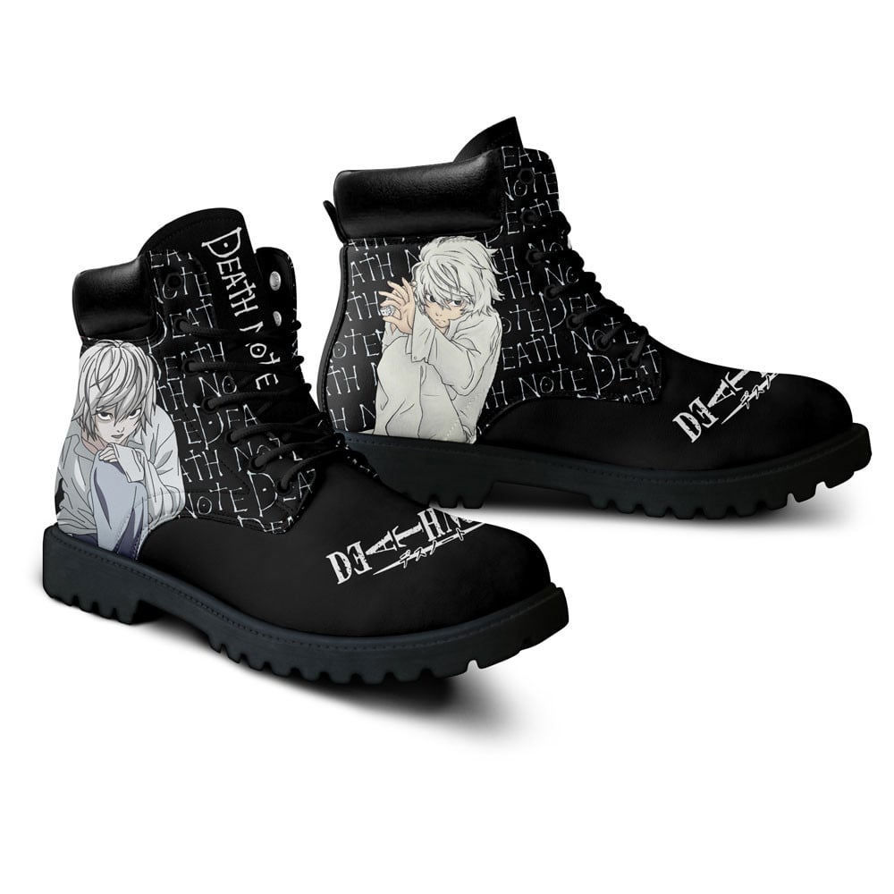 Death Note Nate River Boots Anime Custom Shoes