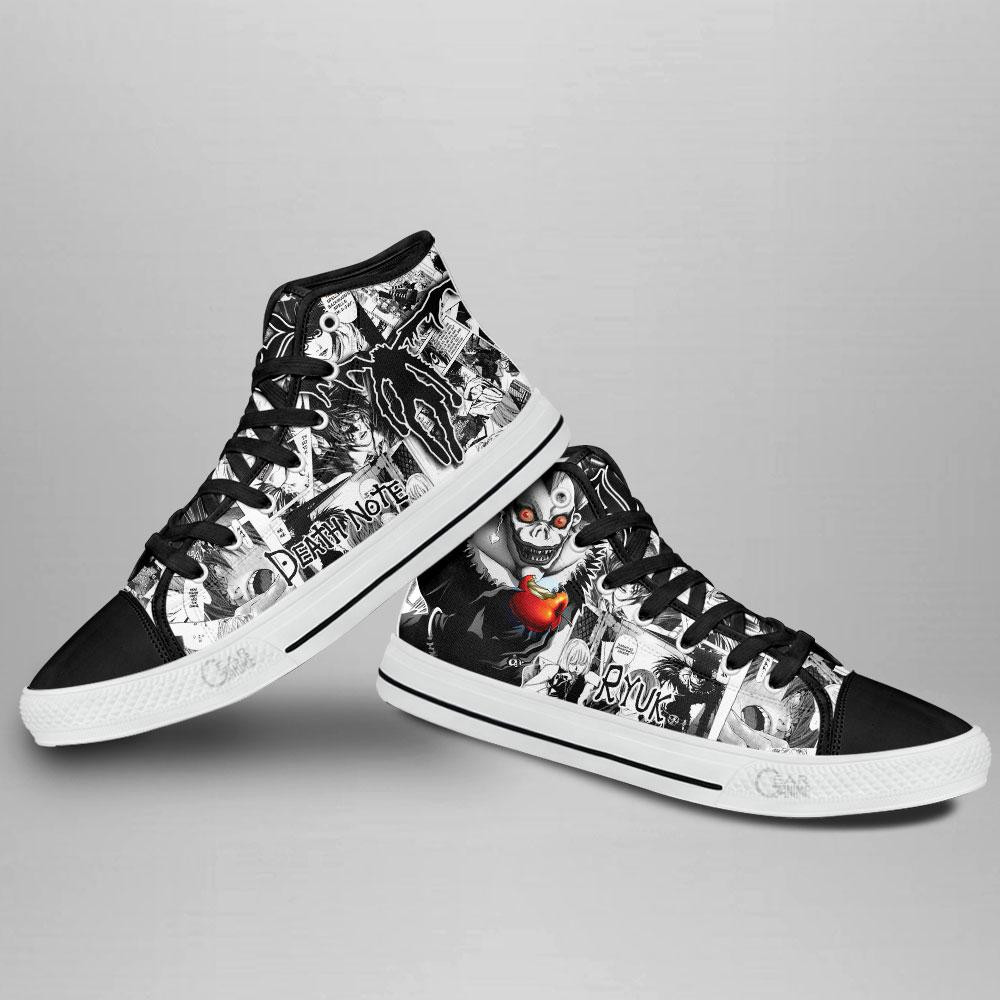 Death Note Ryuk High Top Shoes Custom Manga Anime Sneakers