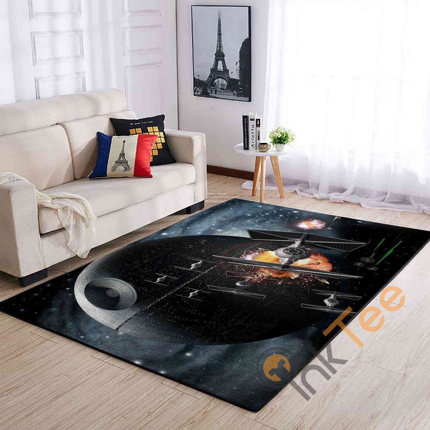 Death Star Area Rectangle Rug