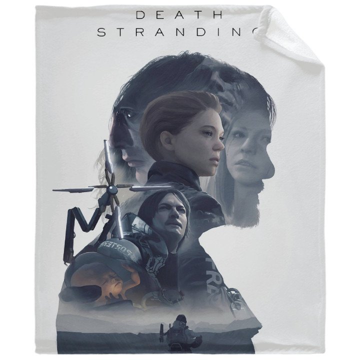 Death Stranding Fan Art Fleece Blanket