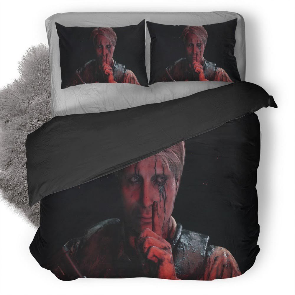 Death Stranding Mads Mikkelsen 3D Customized Duvet Cover Bedding Set