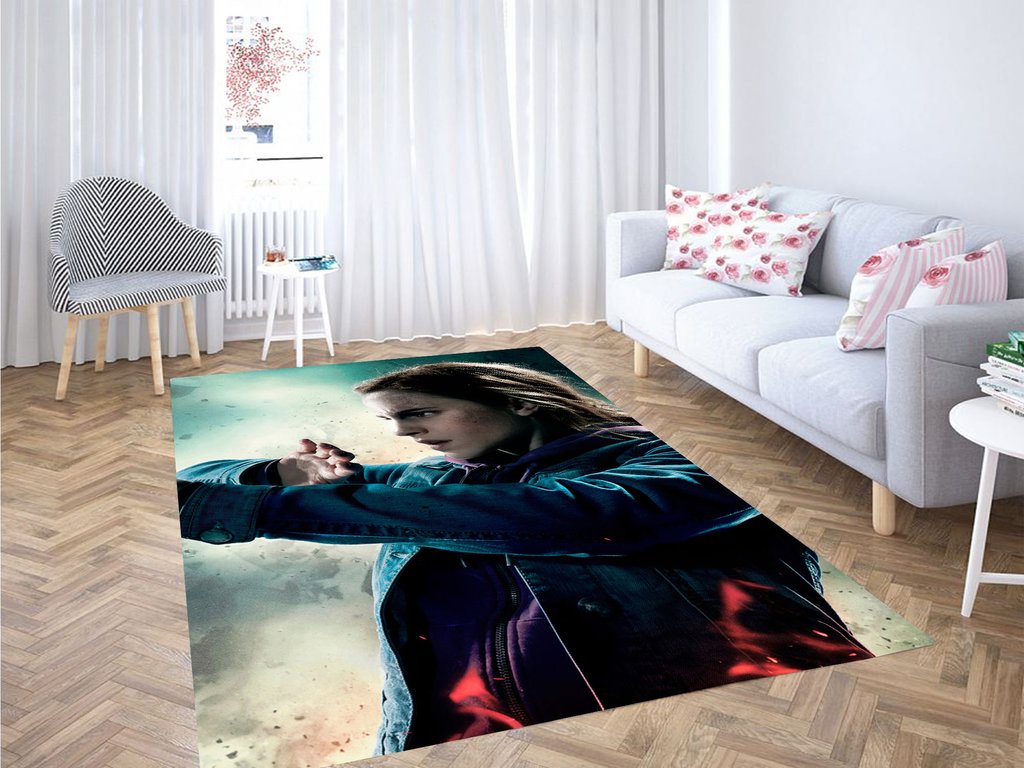 Deathly Hallow Hermione Living Room Modern Carpet Rectangle Rug