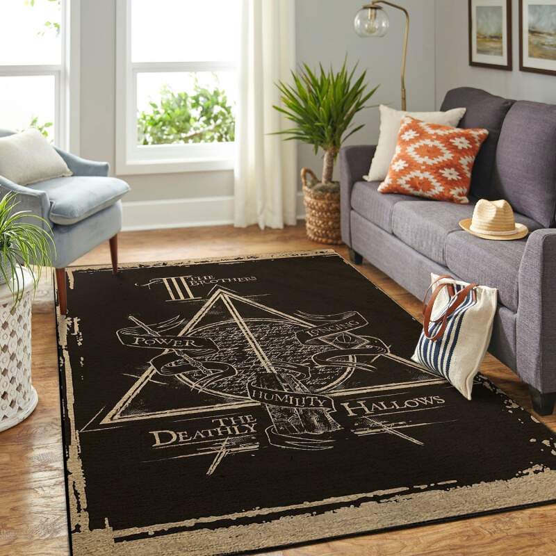 Deathly Hallows Area Rectangle Rug