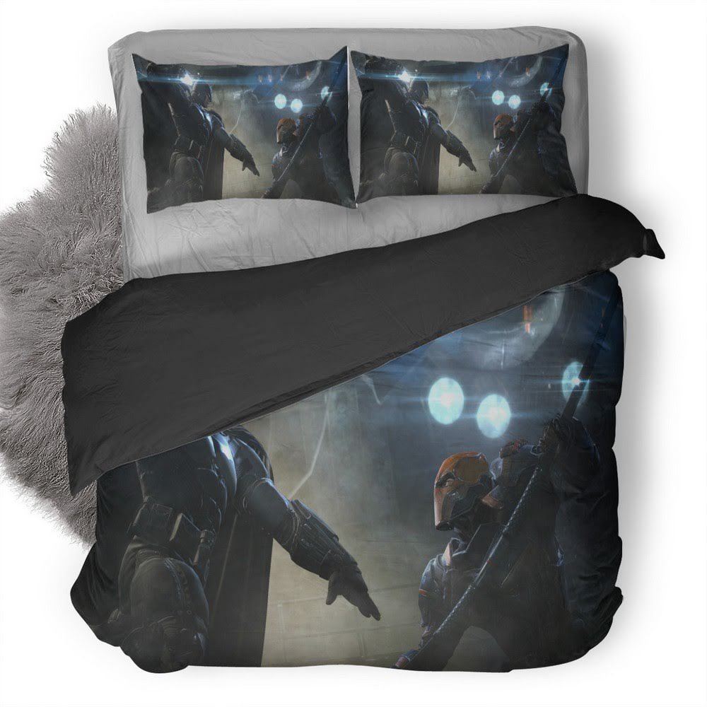 Deathstroke Vs Batman 3D Customized Duvet Cover Bedding Set