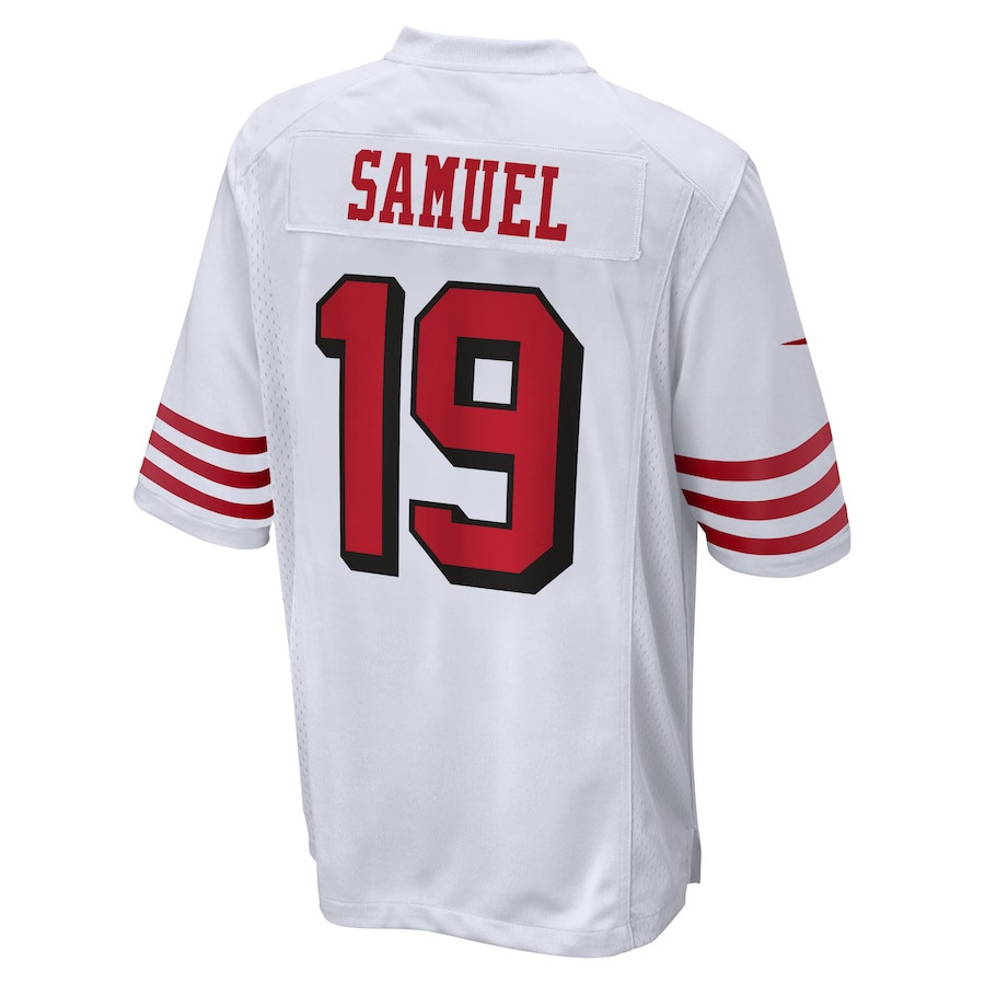 Deebo Samuel 19 San Francisco 49ers Alternate Game Stitched Jersey – White Deebo Samuel 19 San Francisco 49ers Alternate Game Stitched Jersey – White