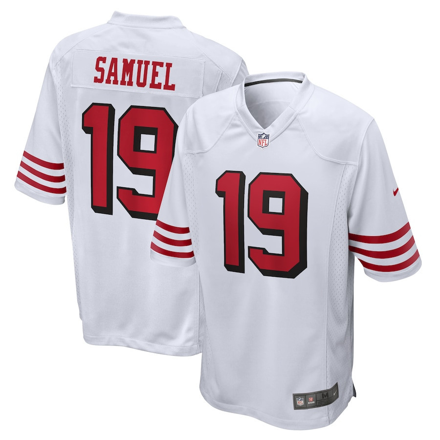 Deebo Samuel 19 San Francisco 49ers Alternate Game Stitched Jersey – White