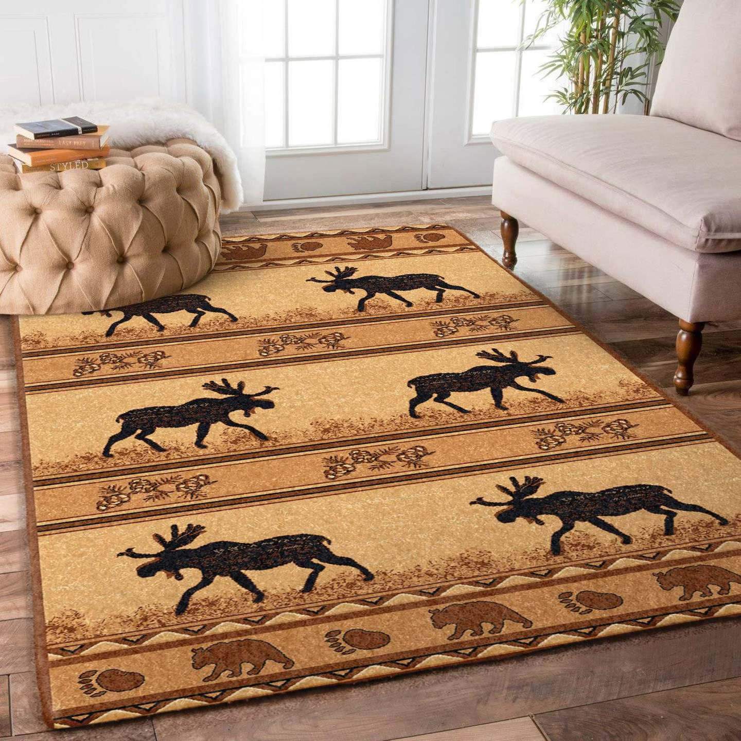 Deer And Bear Limited Edition Rectangle Rug