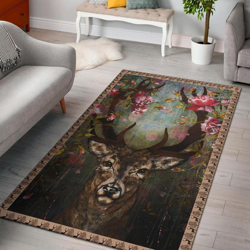 Deer Area Area Limited Edition Rectangle Rug