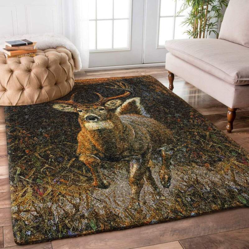 Deer Rectangle Rug