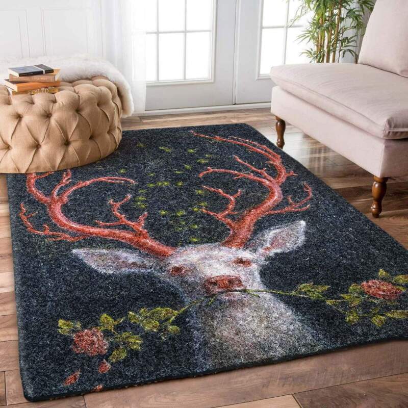 Deer Rose Limited Edition Rectangle Rug