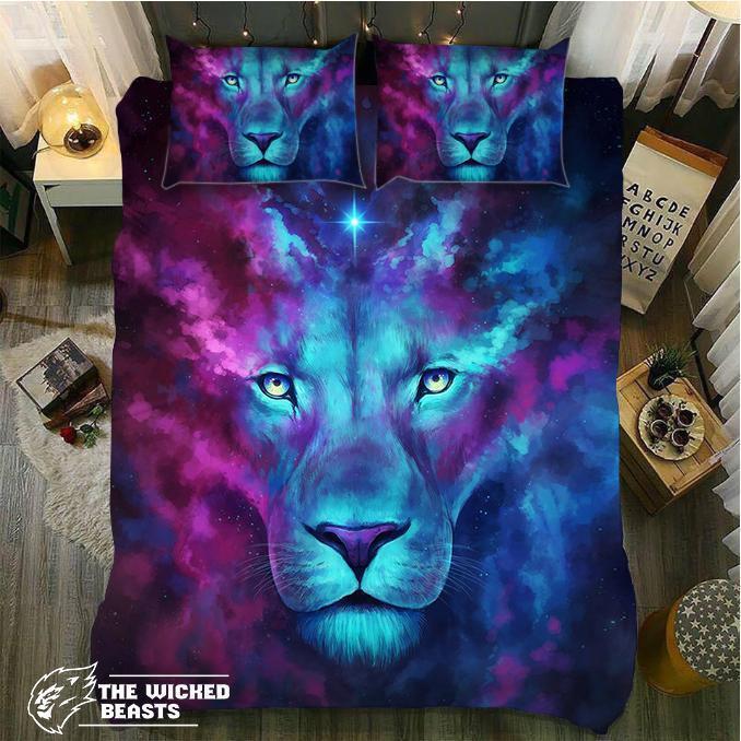 Default First Born Lion3D Customized Duvet Cover Bedding Set