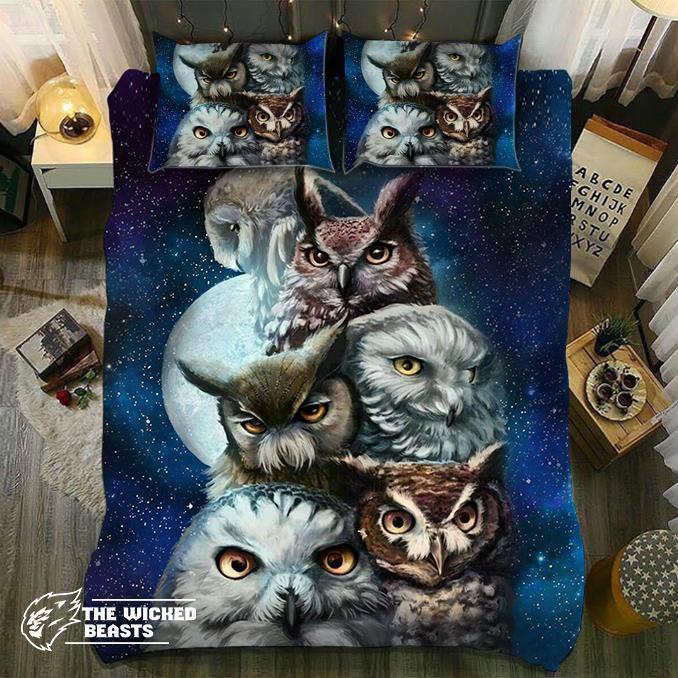 Default The Wise Old Owl3D Customized Duvet Cover Bedding Set