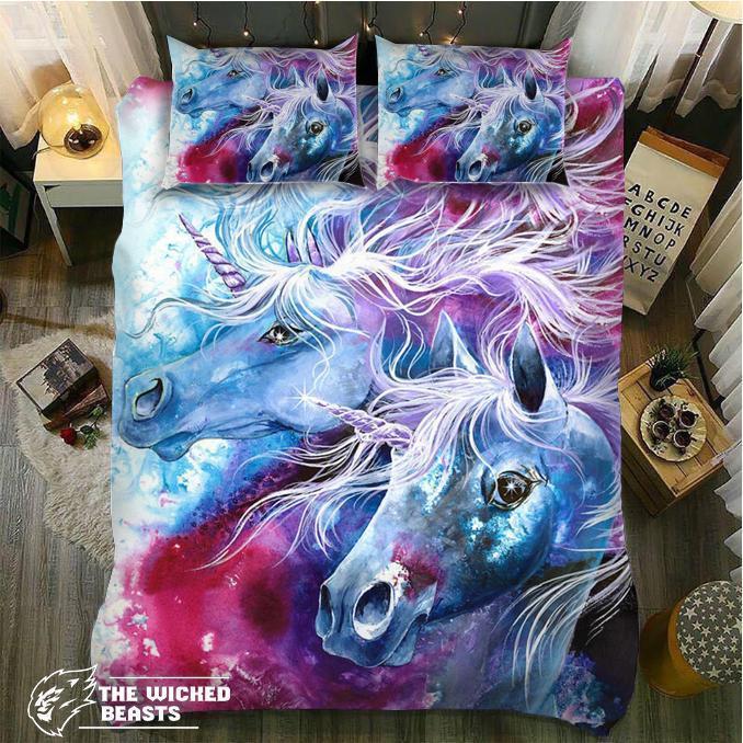 Default Watercolor Twinkle Eyes 3D Customized Duvet Cover Bedding Set