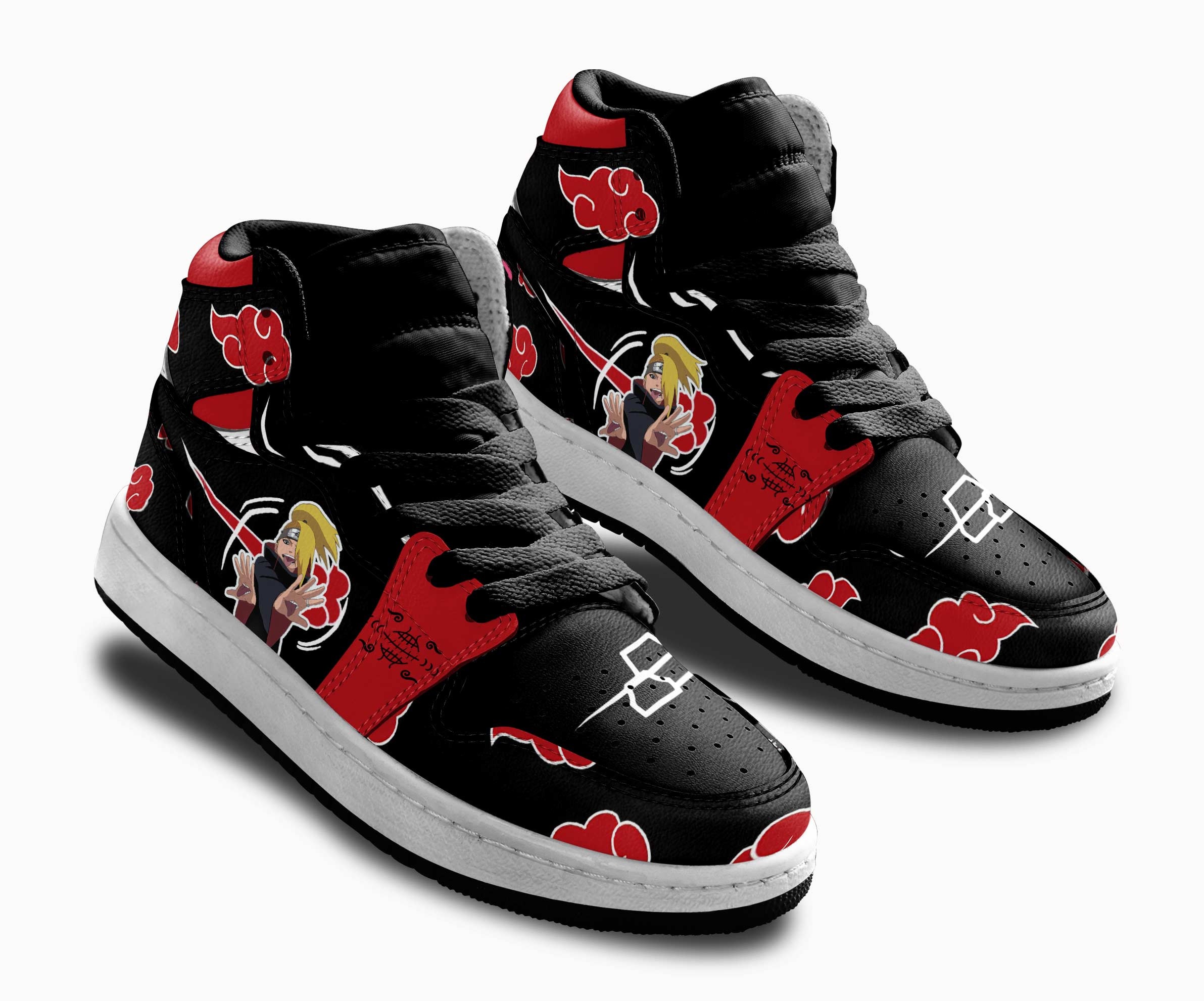 Deidara Akatsuki Kids Sneakers Custom Anime NRT Shoes For Kids