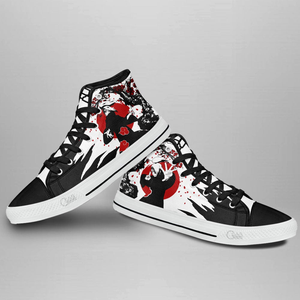 Deidara High Top Shoes Custom NRT Anime Sneakers Japan Style