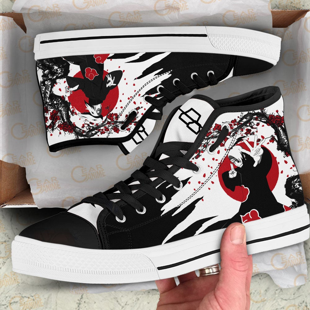 Deidara High Top Shoes Custom NRT Anime Sneakers Japan Style