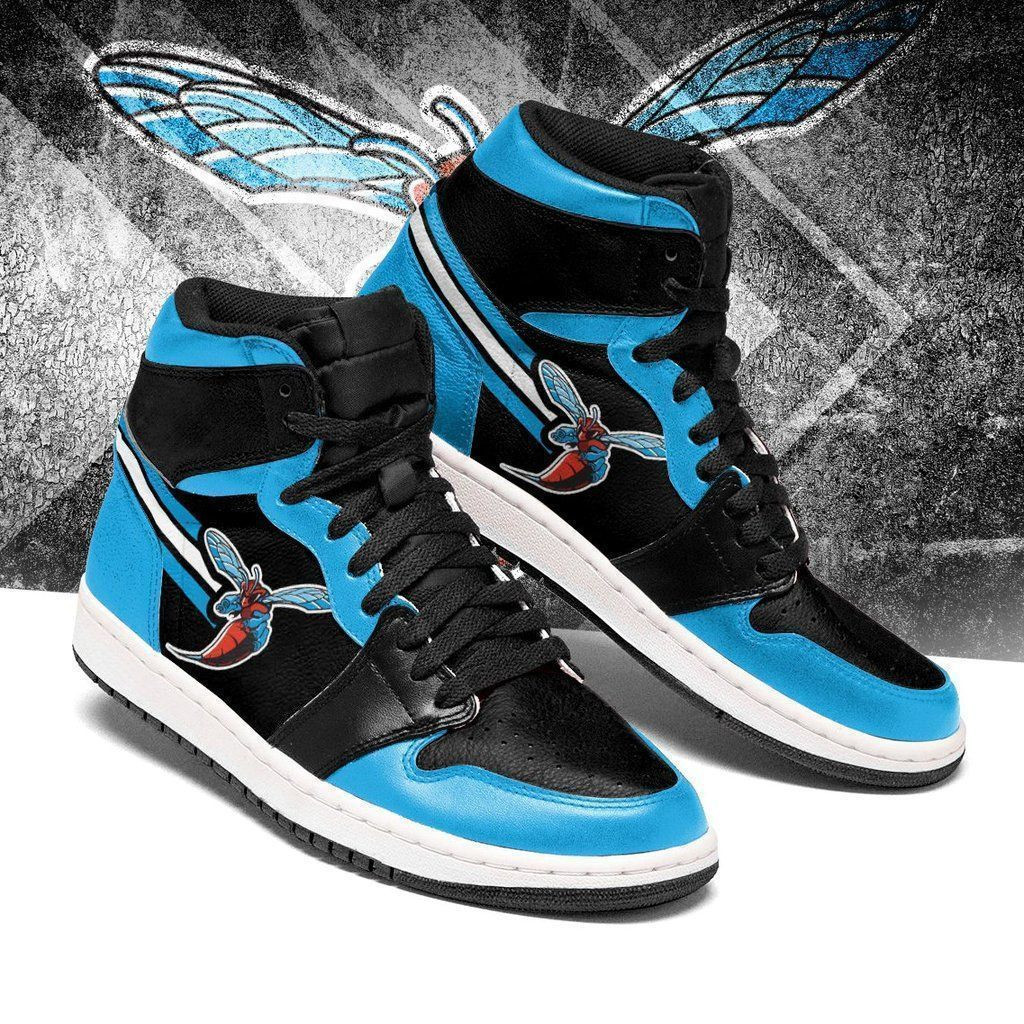 Delaware State Hornets NCAA Fashion The best Sneakers Basketball Shoes Leather High Top Air Jordan Sneaker, Air Jordan Hightop