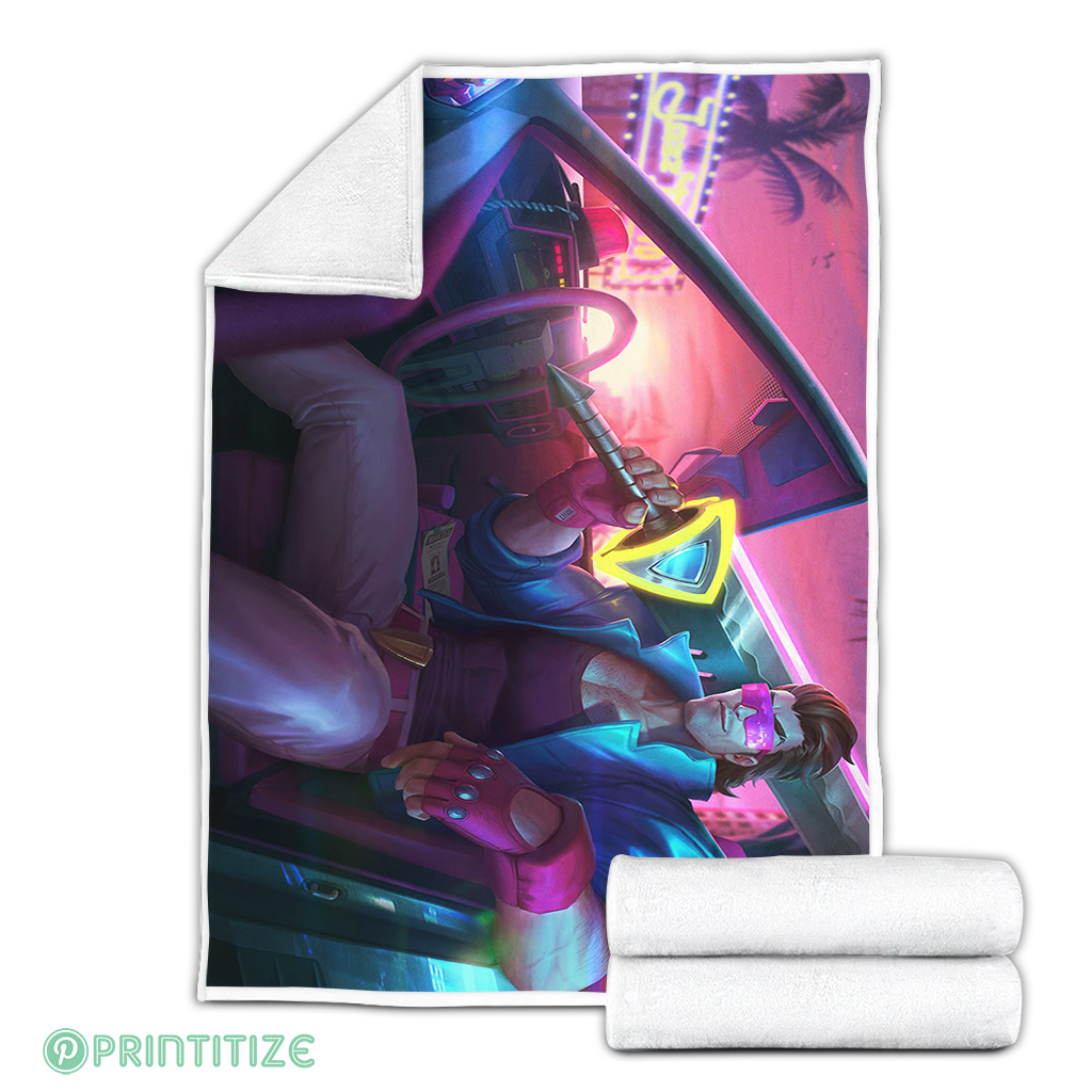 Demacia Vice Garen Skin Spotlight LOL Fleece Blanket
