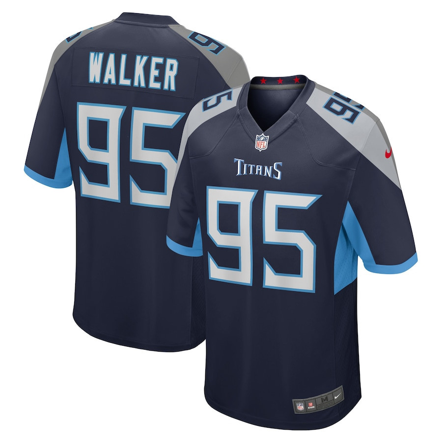 DeMarcus Walker Tennessee Titans Stitched Jersey – Navy