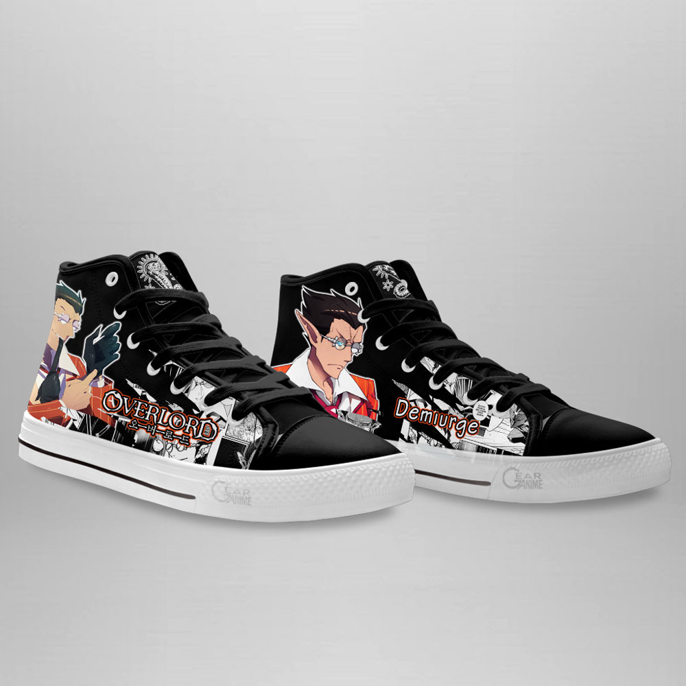 Demiurge High Top Shoes Custom Overlord Anime Sneakers