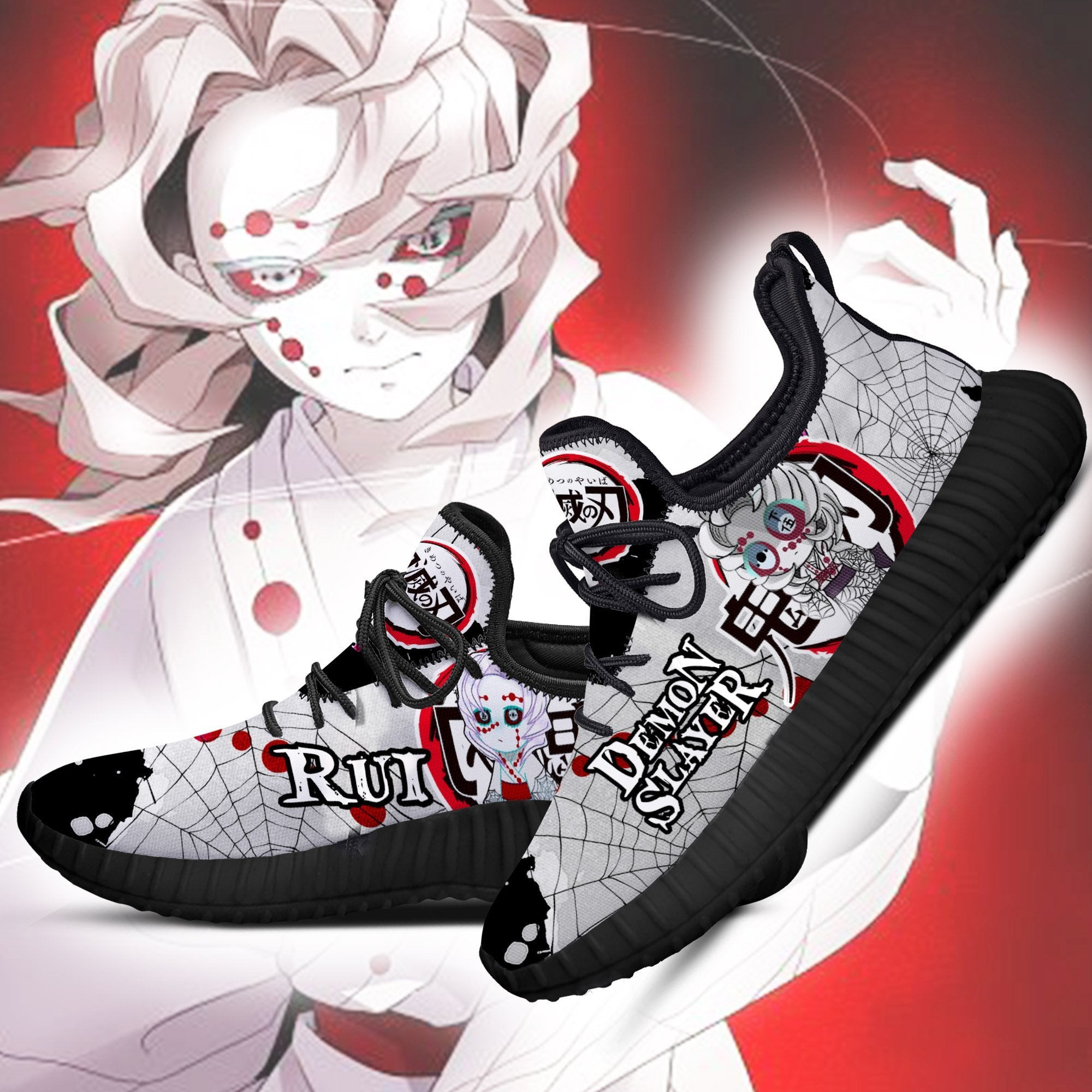 Demon Rui Reze Shoes Demon Slayer Anime Sneakers Fan Gift Idea