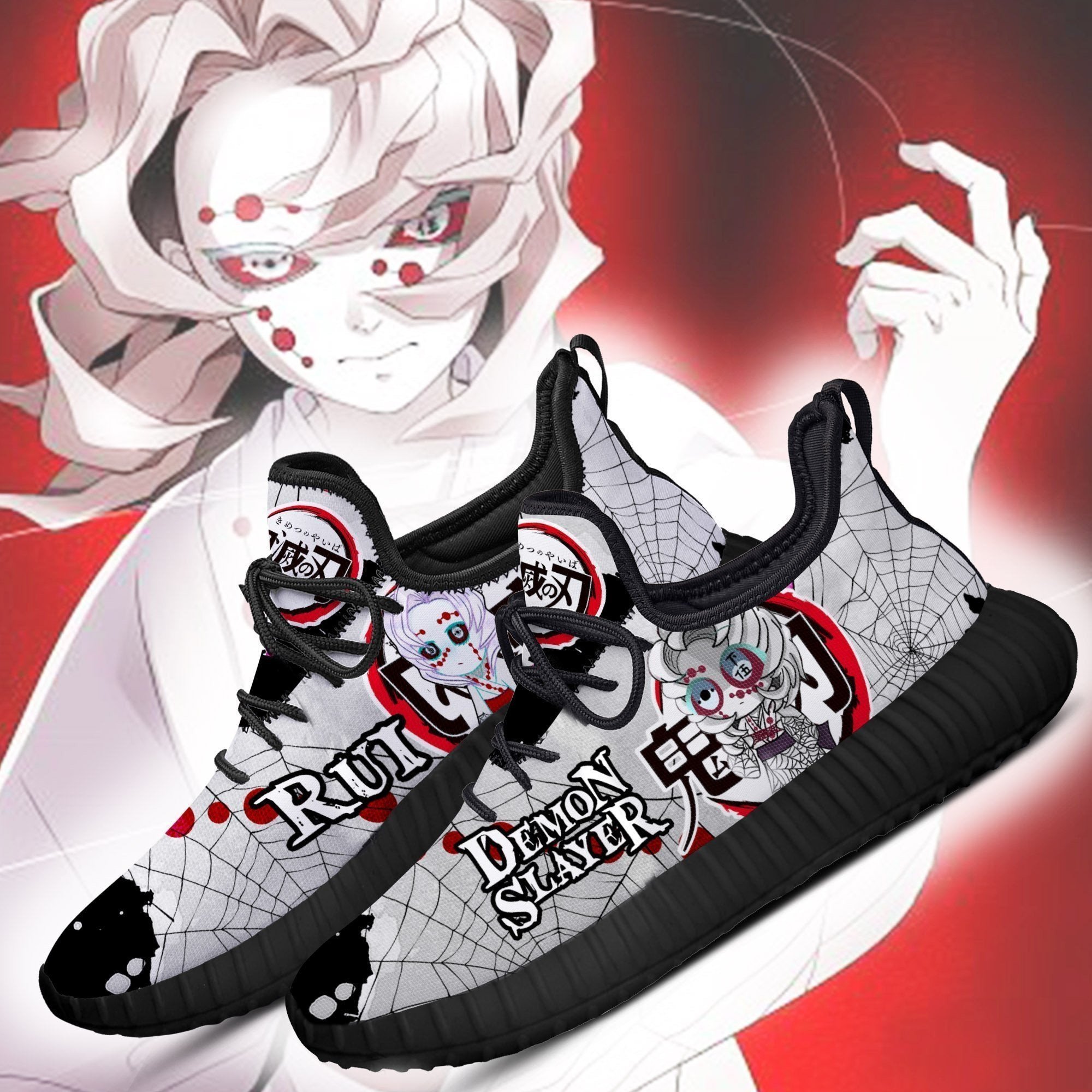Demon Rui Reze Shoes Demon Slayer Anime Sneakers Fan Gift Idea