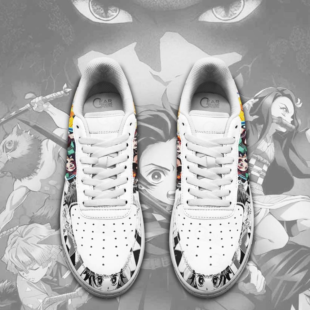 Demon Slayer Air Sneakers Mixed Manga Style Anime Shoes