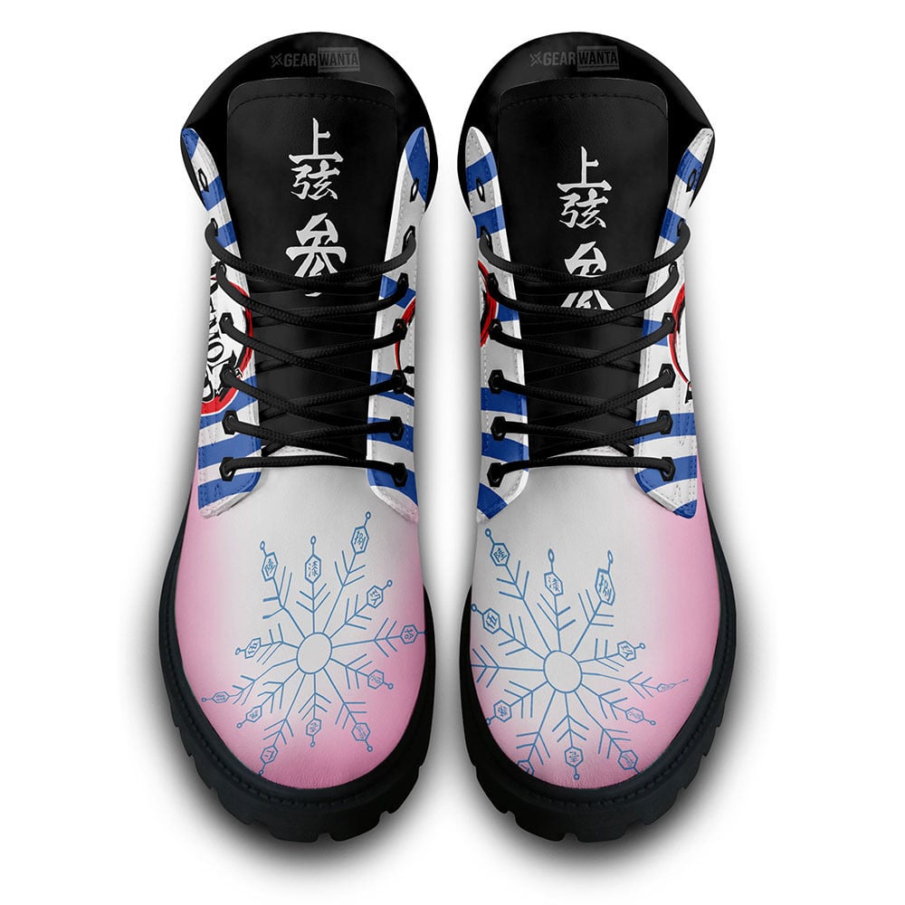Demon Slayer Akaza Boots Custom Anime Shoes