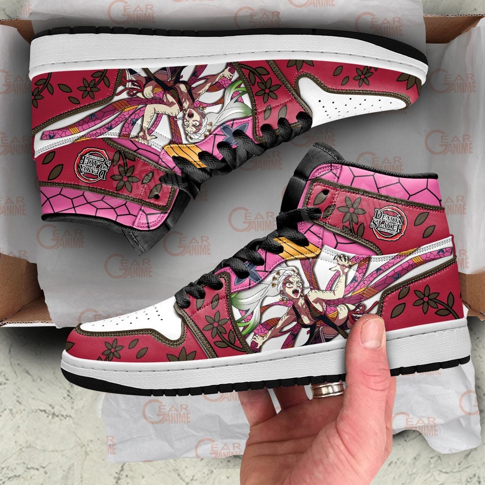 Demon Slayer Daki JD1s Sneakers Anime Shoes, Air Jordan Hightop