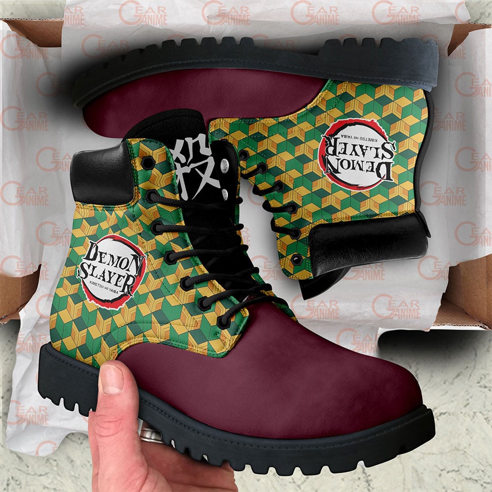 Demon Slayer Giyu Tomioka Boots Custom Anime Shoes