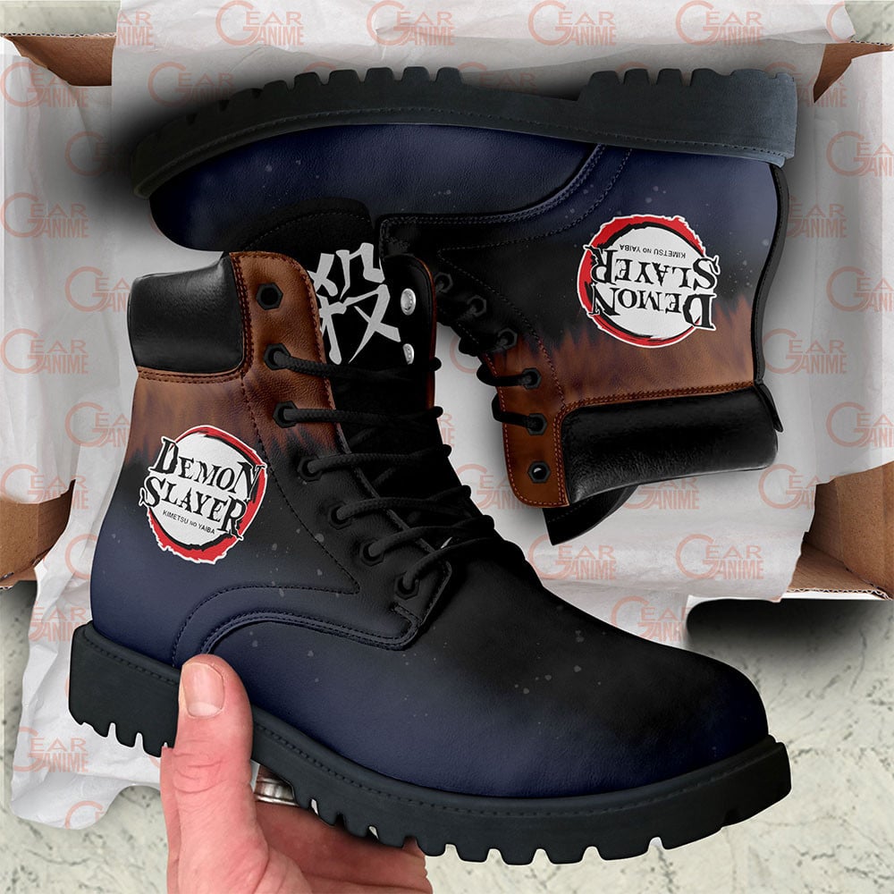 Demon Slayer Inosuke Boots Custom Anime Shoes
