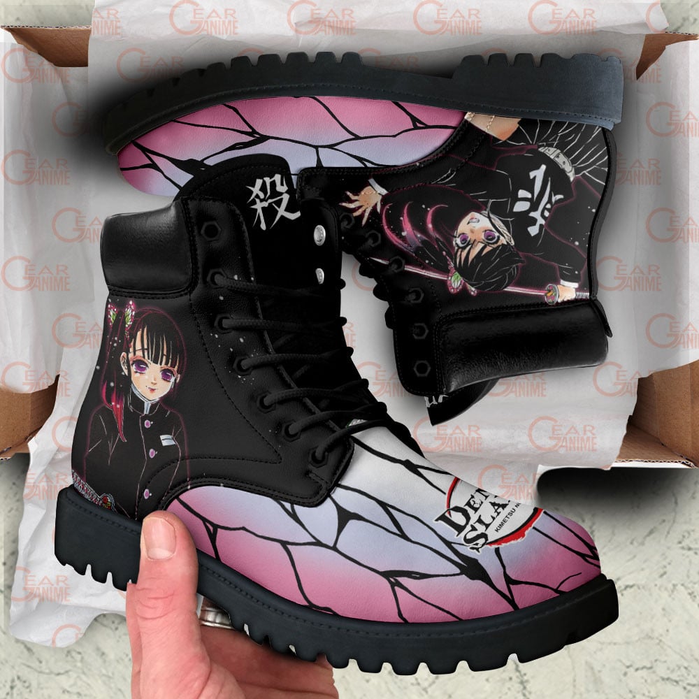 Demon Slayer Kanao Tsuyuri Boots Anime Custom Shoes
