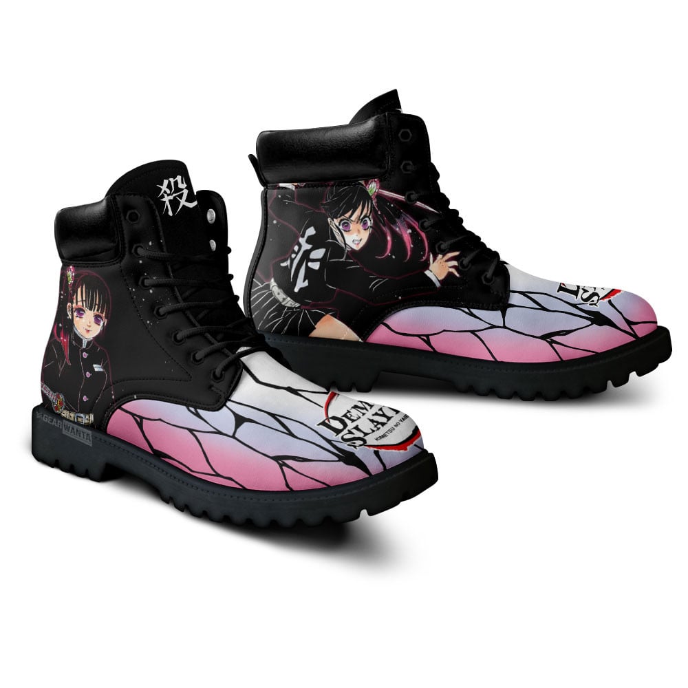 Demon Slayer Kanao Tsuyuri Boots Anime Custom Shoes