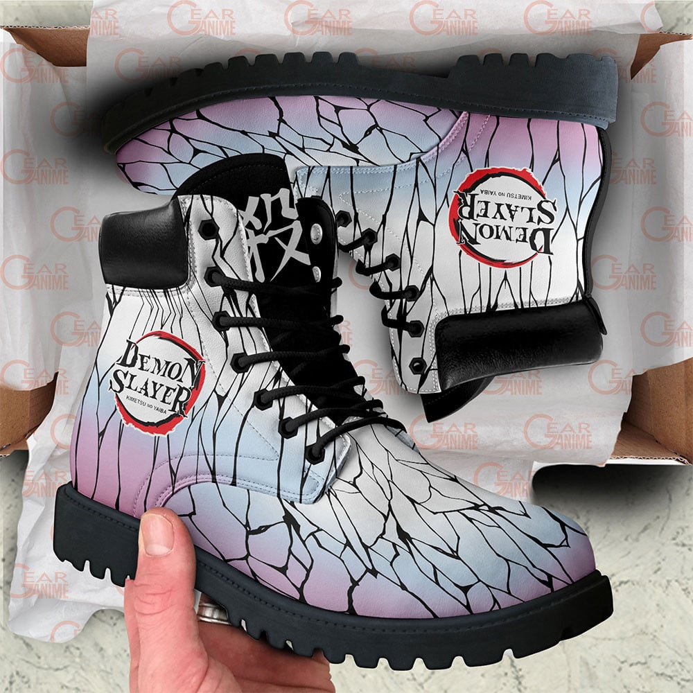 Demon Slayer Kanao Tsuyuri Boots Custom Anime Shoes