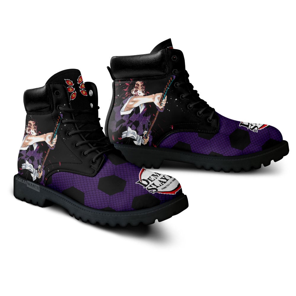 Demon Slayer Kokushibo Boots Anime Custom Shoes