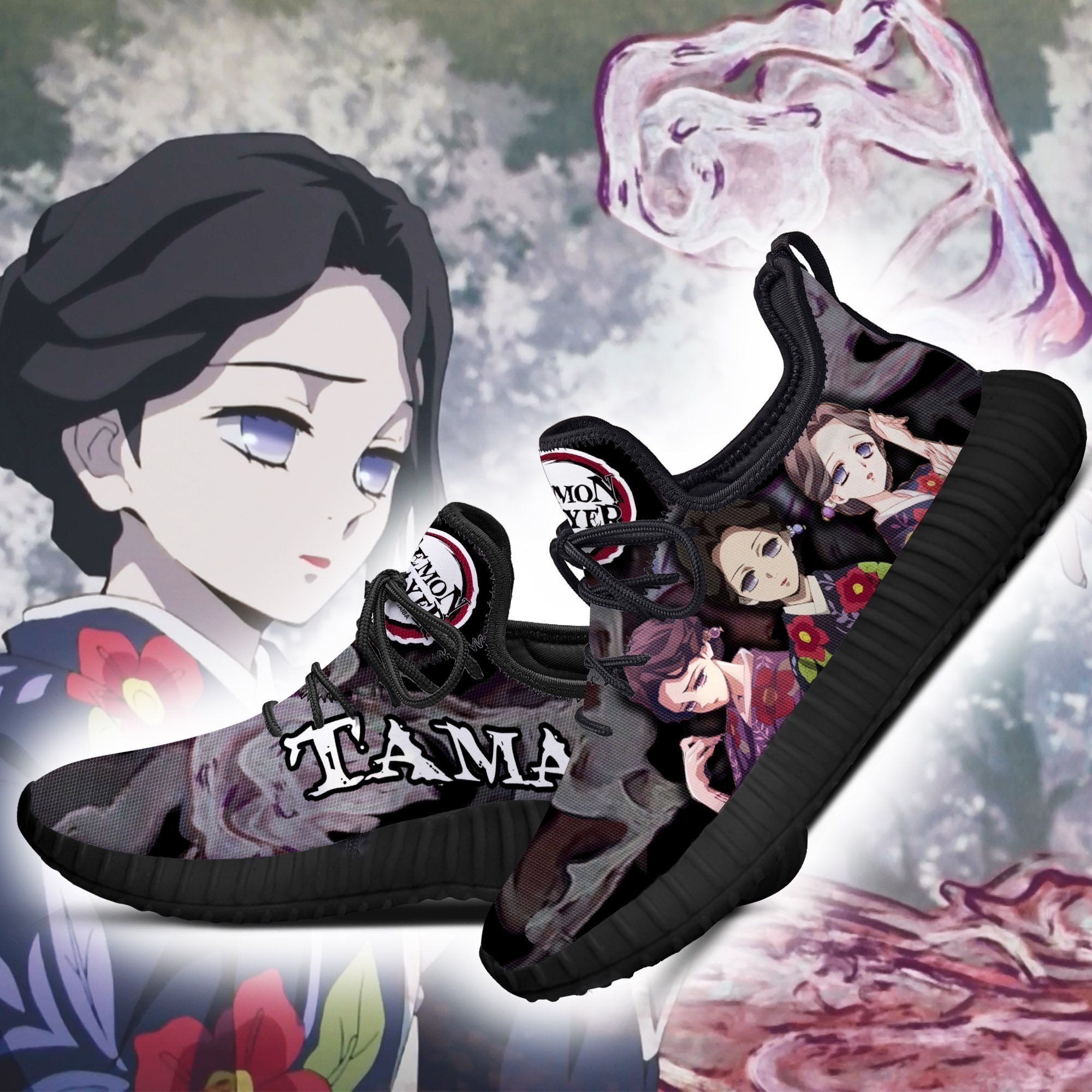 Demon Slayer Lady Tamayo Reze Shoes Custom Anime Sneakers
