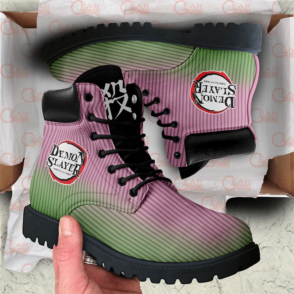 Demon Slayer Mitsuri Kanroji Boots Custom Anime Shoes