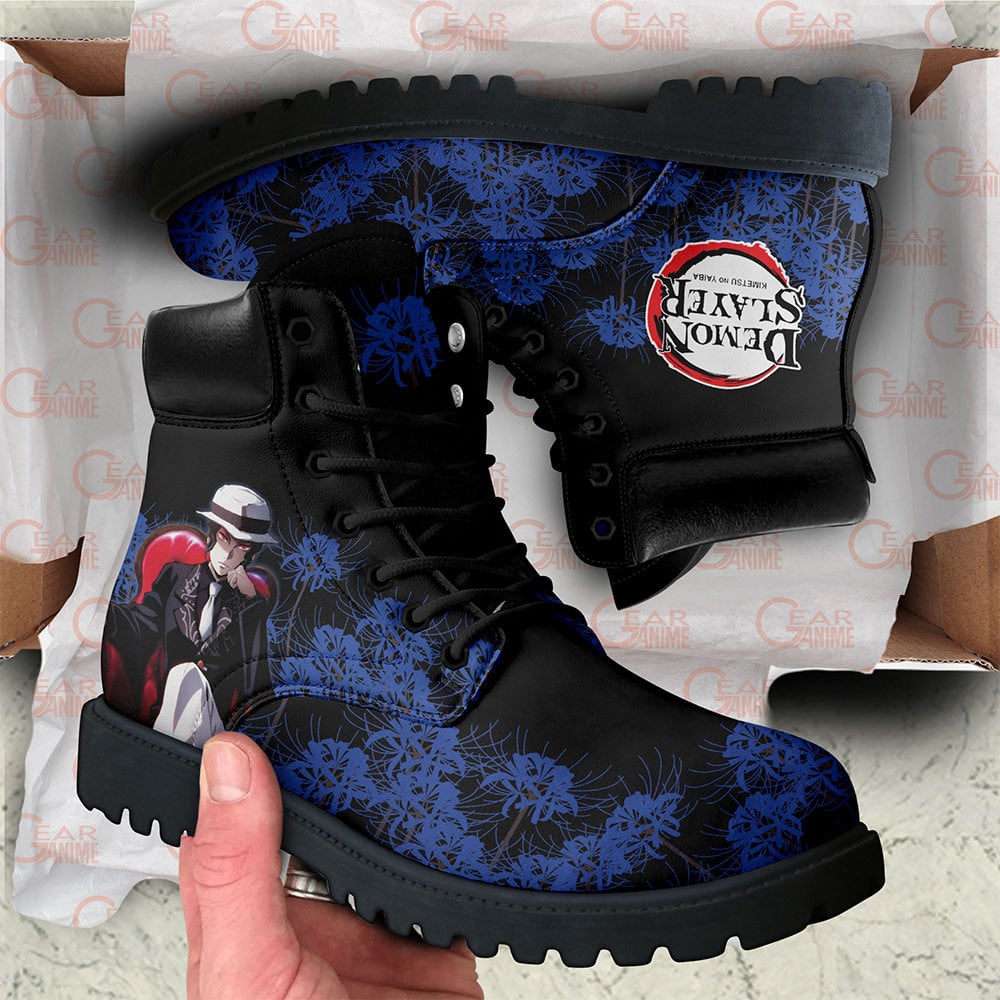 Demon Slayer Muzan Kibutsuji Boots Custom Anime Shoes