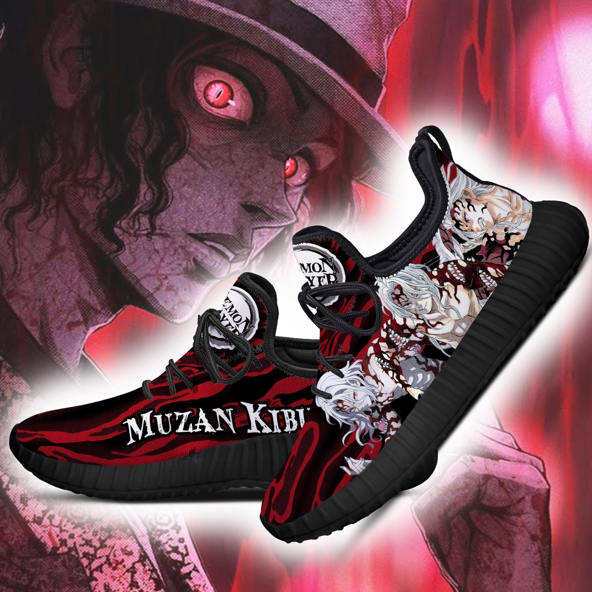 Demon Slayer Muzan Kibutsuji Reze Shoes Custom Anime Sneakers