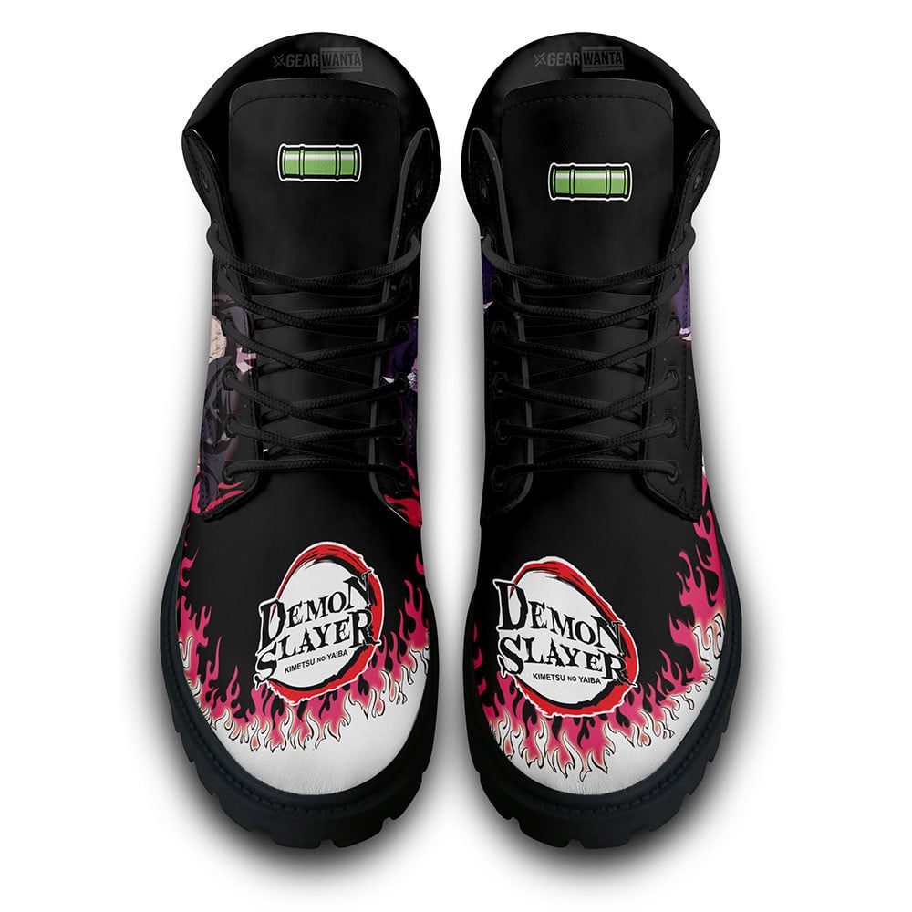 Demon Slayer Nezuko Demon Boots Custom Anime Shoes Perfect Gift Idea For Fans