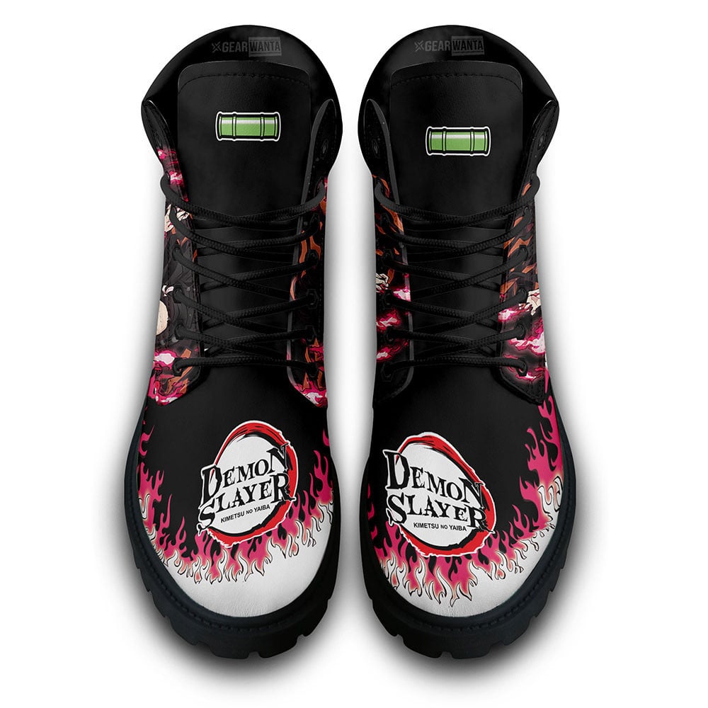 Demon Slayer Nezuko Demon Boots Custom Anime Shoes