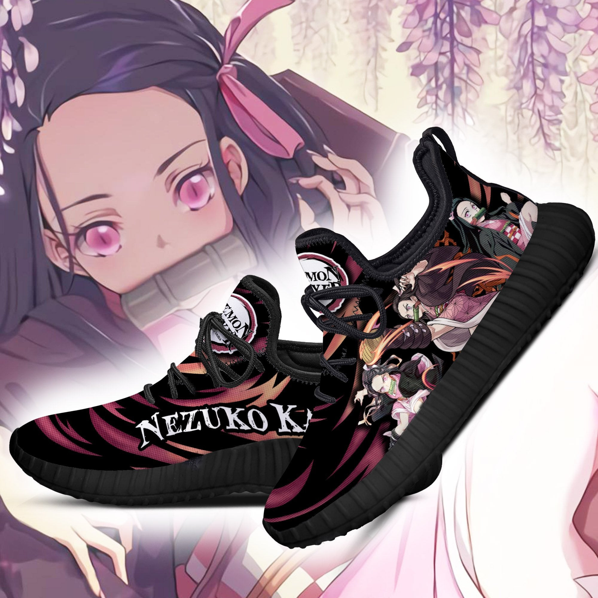 Demon Slayer Nezuko Reze Shoes Custom Anime Sneakers
