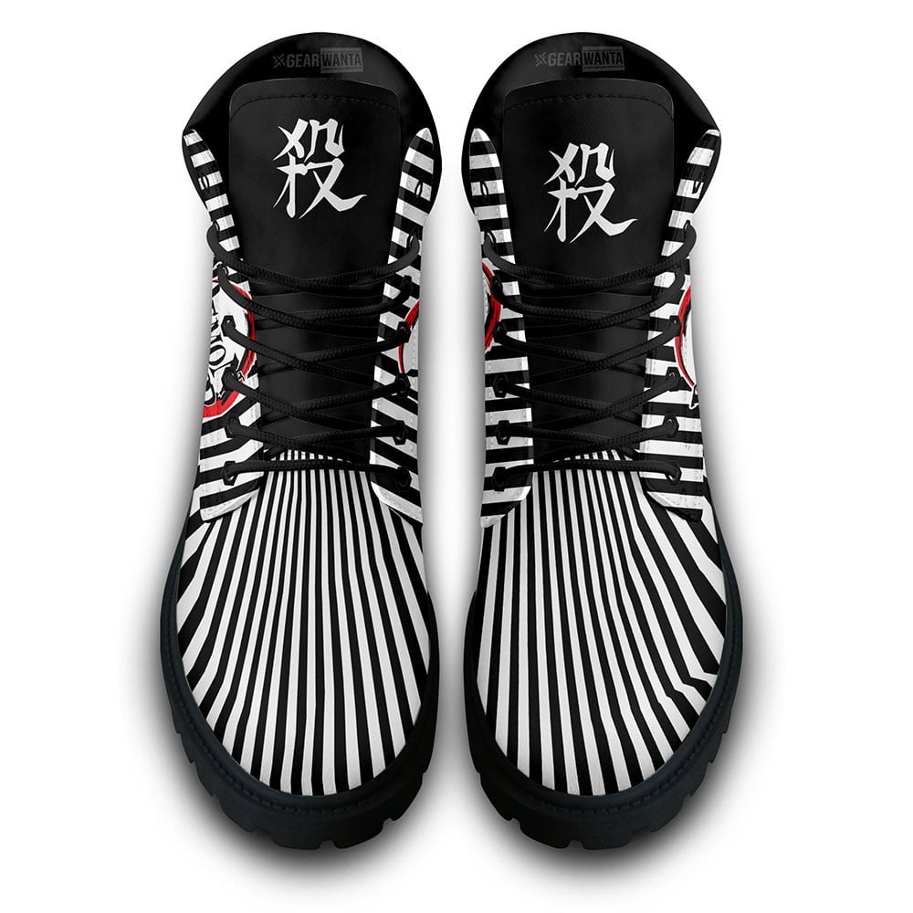 Demon Slayer Obanai Iguro Boots Custom Anime Shoes