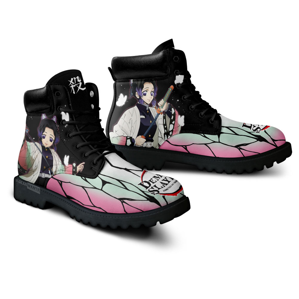 Demon Slayer Shinobu Kocho Boots Anime Custom Shoes