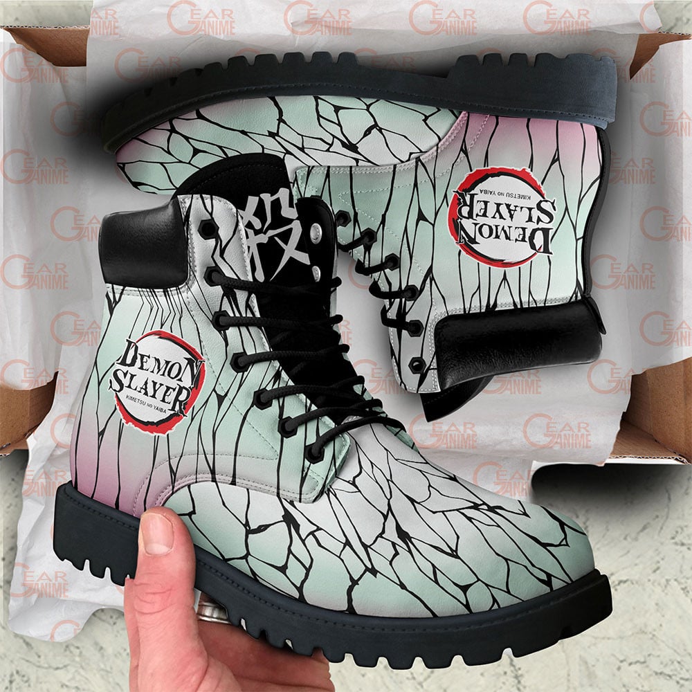 Demon Slayer Shinobu Kocho Boots Custom Anime Shoes