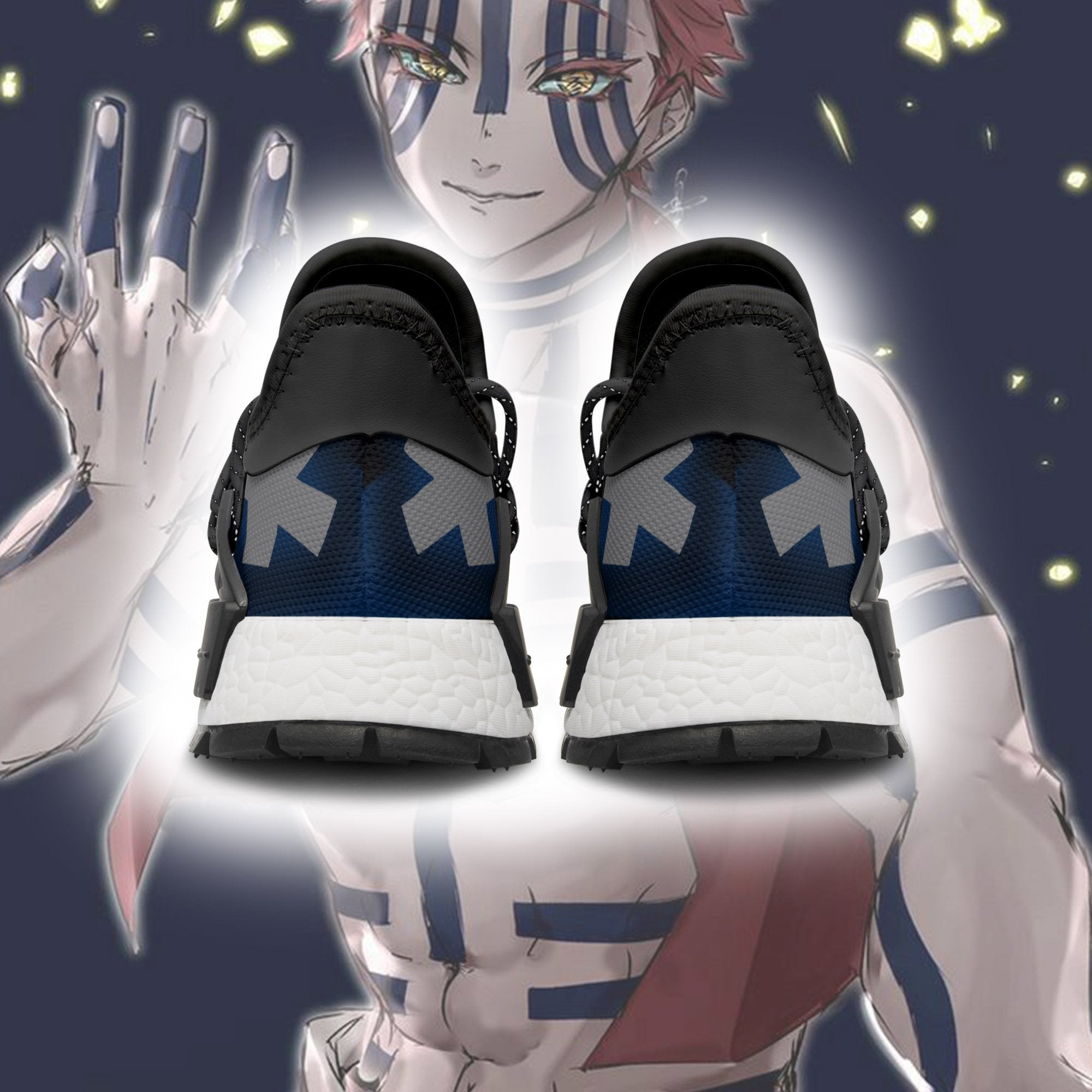 Demon Slayer Shoes Akaza Shoes Anime Sneakers, NMD Shoes