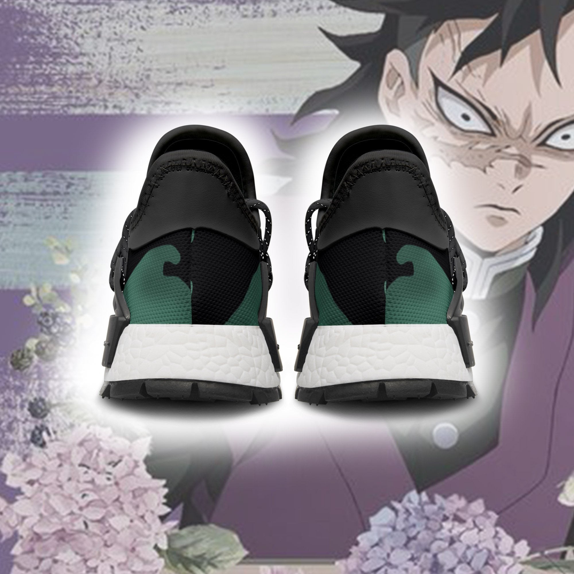 Demon Slayer Shoes Genya Shinazugawa Anime Sneakers, NMD Shoes