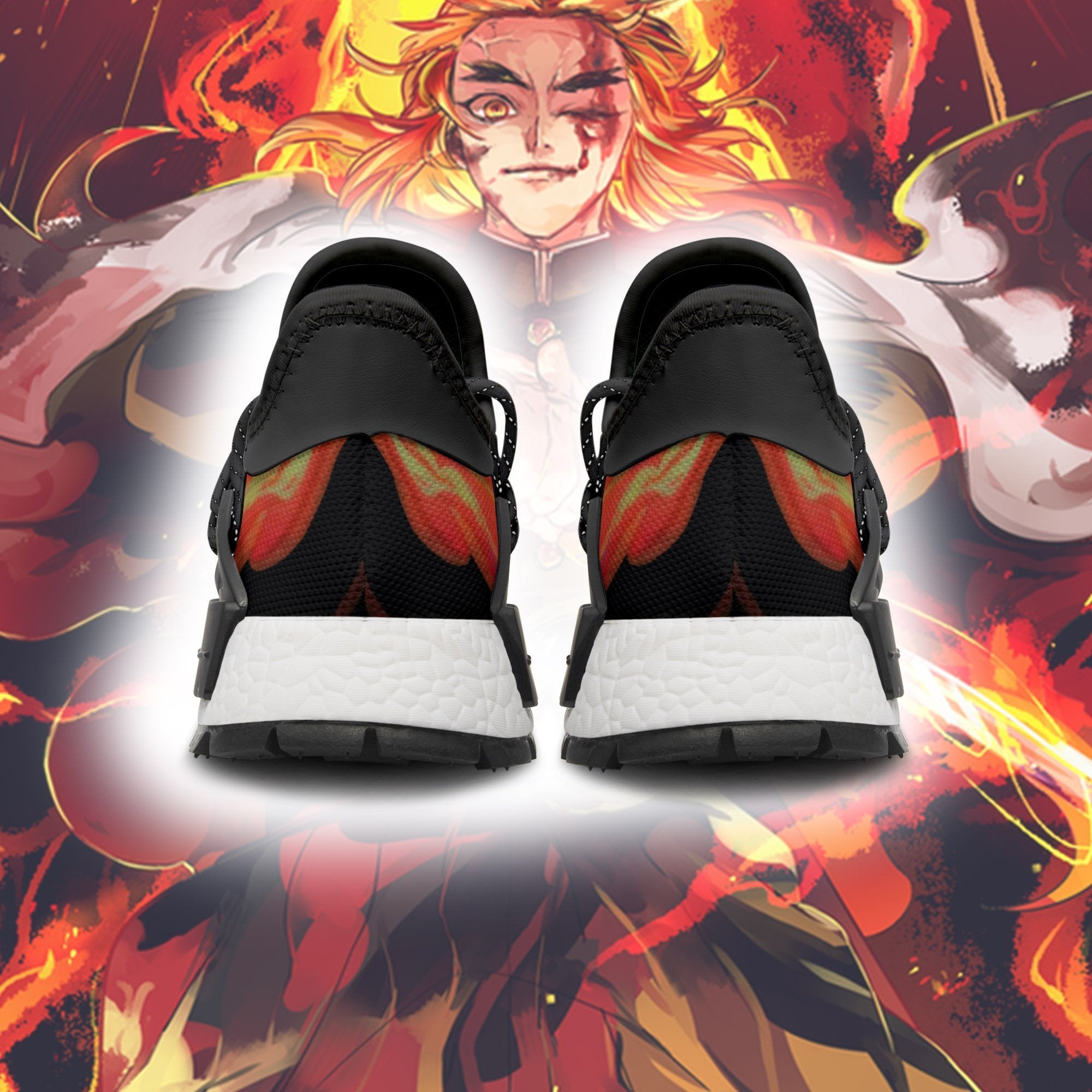 Demon Slayer Shoes Rengoku Shoes Skill Anime Sneakers, NMD Shoes